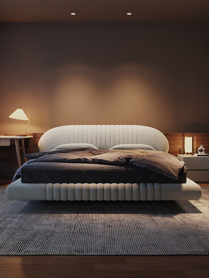 Noble Wood Cloud Line Bed