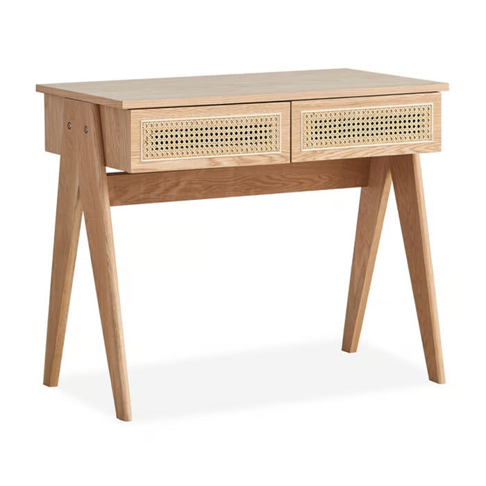 Noble Wood Cane Signature Study Table