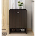 Noble Wood Modern Vertical Storage Compressed Wood Shoe Rack