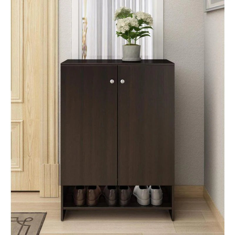 Noble Wood Modern Vertical Storage Compressed Wood Shoe Rack