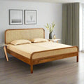 Noble Wood Natural Weave Bed