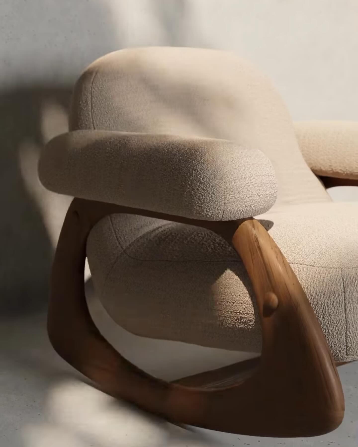Noble Wood Solid Wood Creative Leisure Fashion Rocking Chair