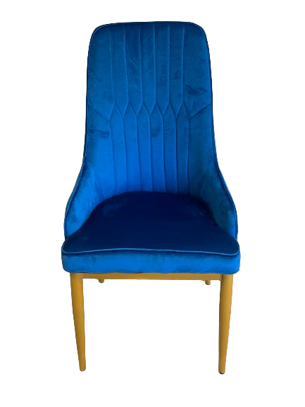 Noble Wood Velvet Bloom Chair