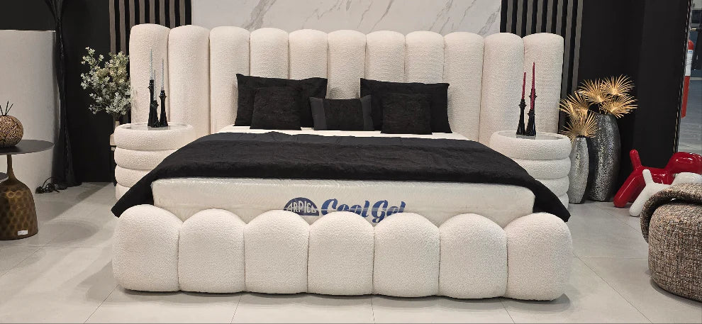 Noble Wood Wide Bubble Bed
