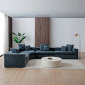Noble Wood Blue Lagoon Luxe Sofa