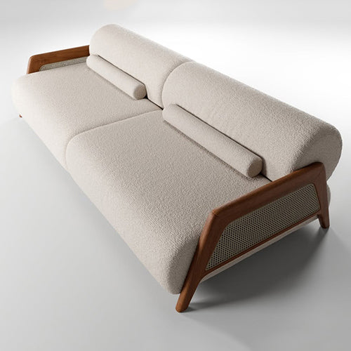 Noble Wood Evara Cane Sofa