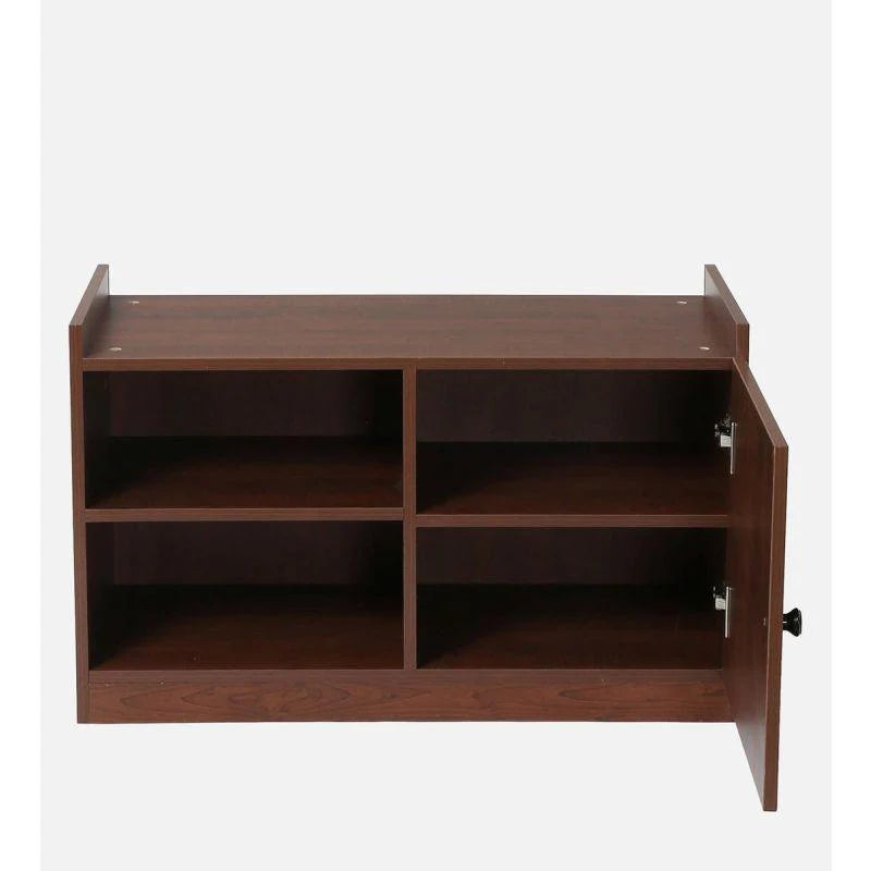 Noble Wood Petite Compressed Wood Shoe Rack (Brown)
