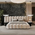 Noble Wood Wide Bubble Bed