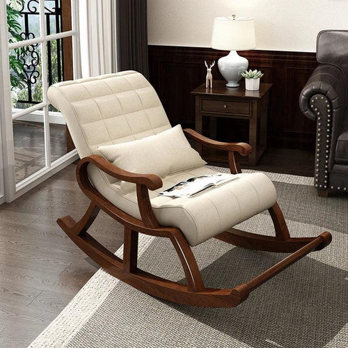 Noble Wood Solid Wood Rocking Chair