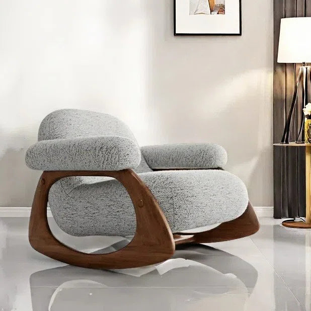 Noble Wood Solid Wood Creative Leisure Fashion Rocking Chair