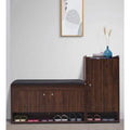 Spacious Compressed Wood Shoe Rack