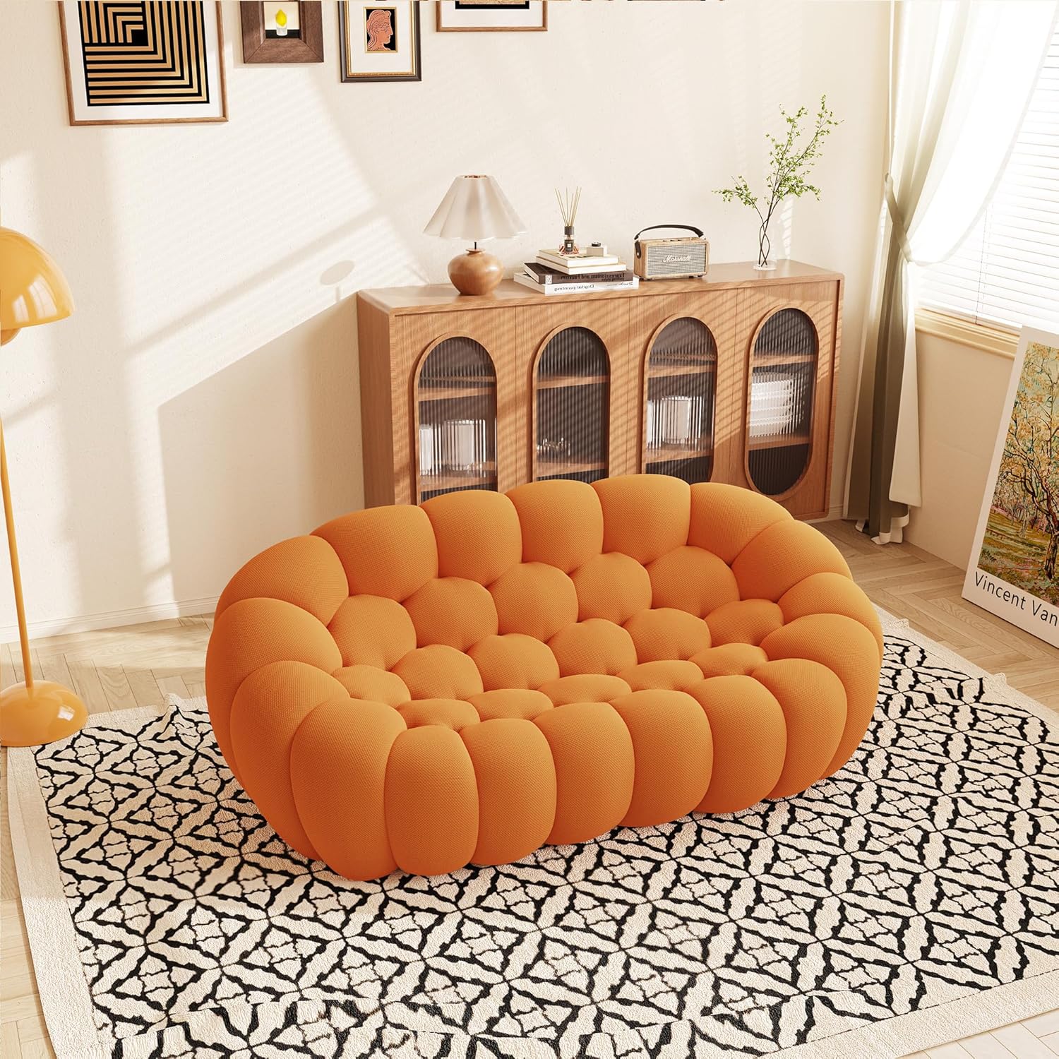 Noble Wood Bubble Comfort Sofa (3 Seater)