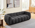 Noble Wood Bubble Sofa in Bouclé (3 Seater)