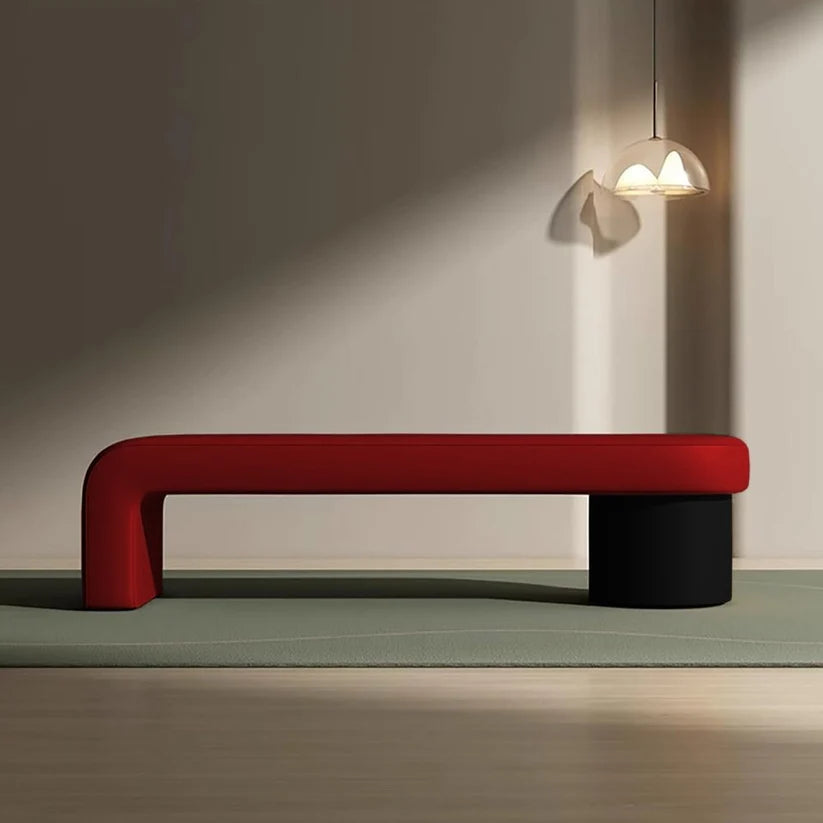 Noble Wood Leathered Modern Luxury Stool