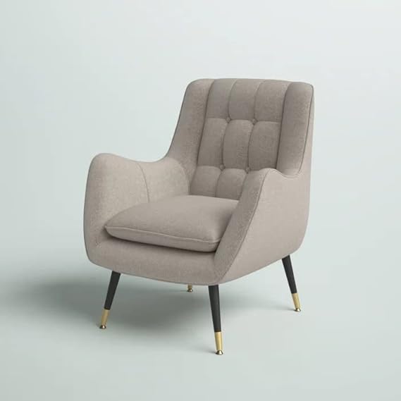 Noble Wood Premium Velvet Padded Armchairs