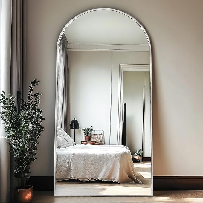 Noble Wood Standing Dome Mirror