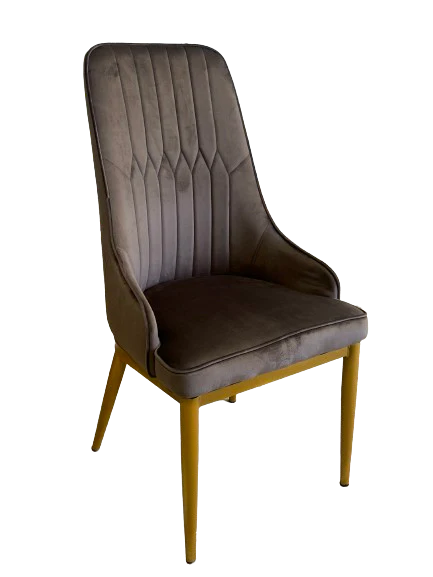 Noble Wood Velvet Bloom Chair