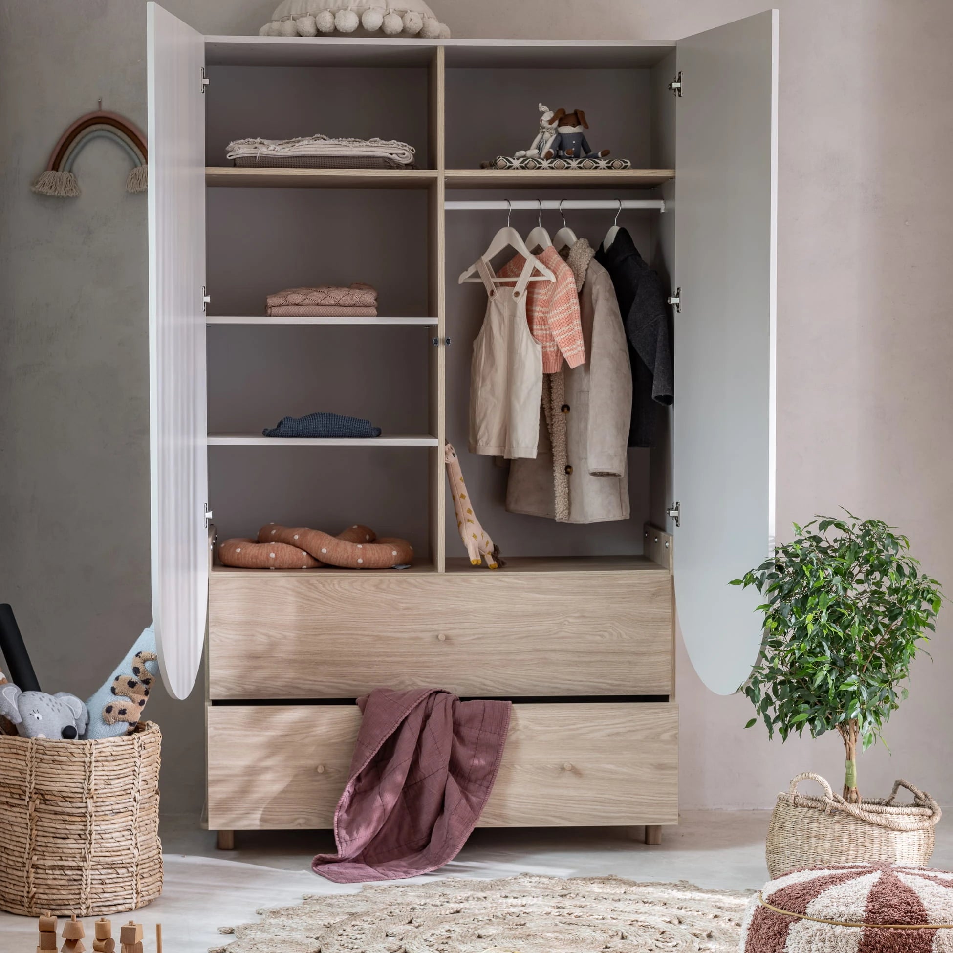 Noble Wood HavenArc Wardrobe