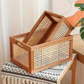Noble Wood Rattan Essence Box