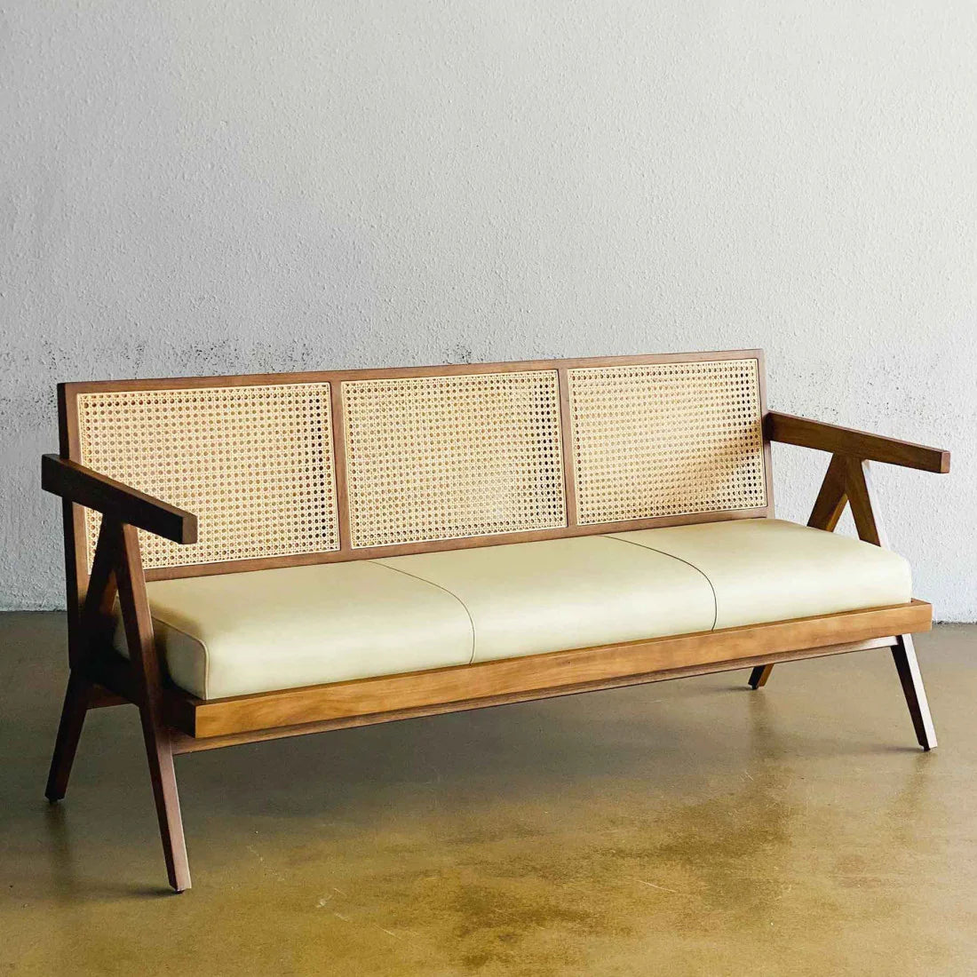 Noble Wood Cane Haven Sofa