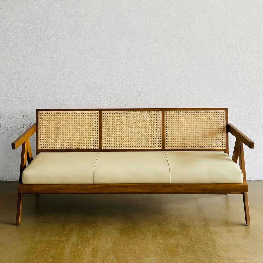 Noble Wood Cane Haven Sofa
