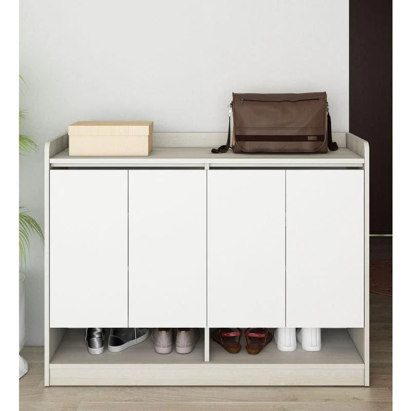 Noble Wood Contemporary Compressed Wood Shoe Rack