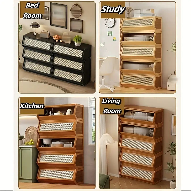 Noble Wood CaneCasa Storage Box