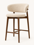 Noble Wood Nordic Curve Bar Chair