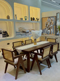 Noble Wood Heritage Weave Dining Table