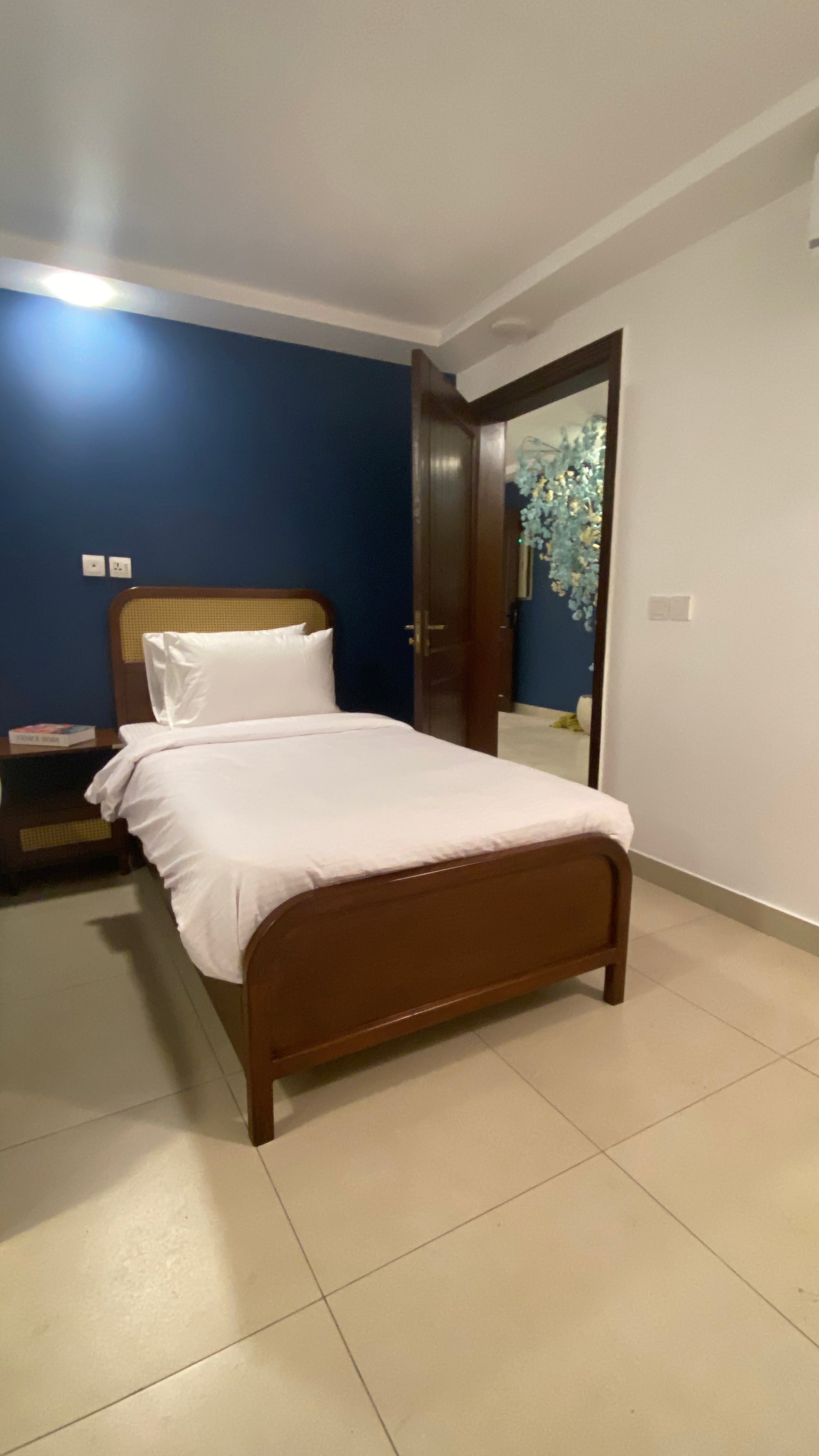 Noble Wood Luna Single Cane Bed