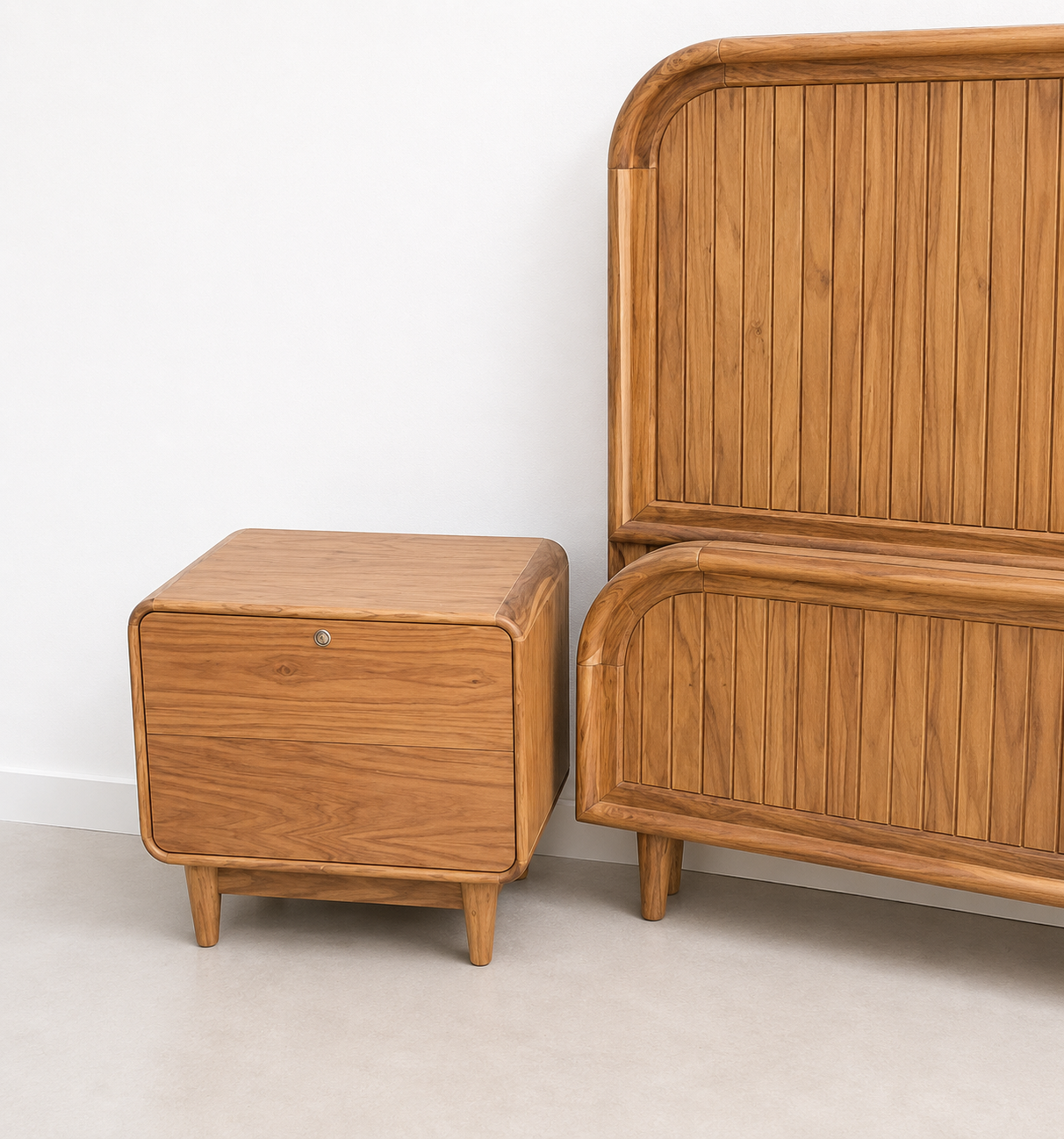 Noble Wood Aurora Bed Set