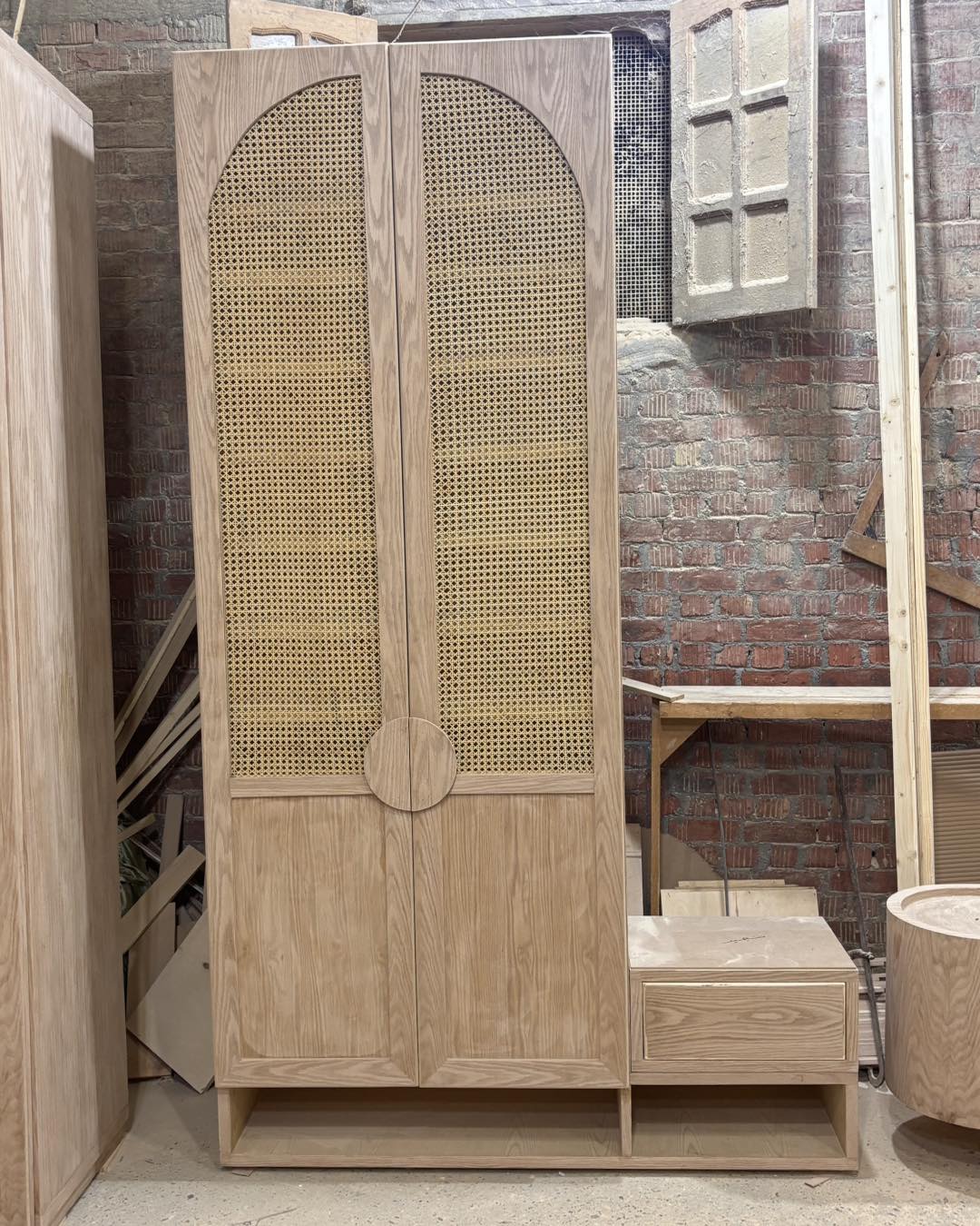 Noble Wood Mono Cane Cabinet